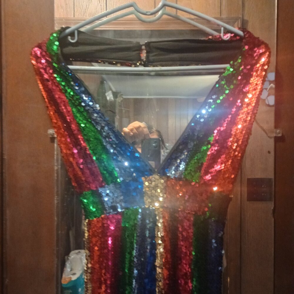 Sequin jumpsuit size small